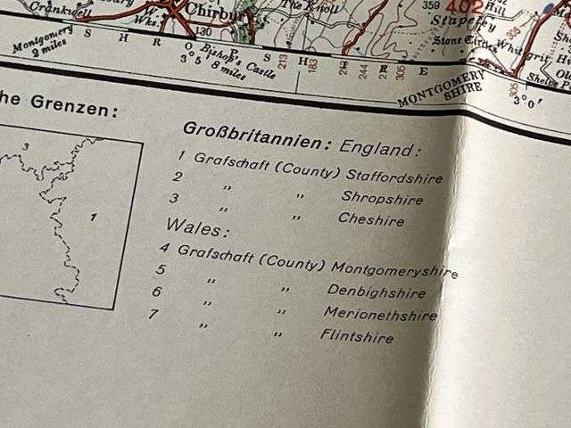 63) Good Original WW2 German Army Map of Stoke-On-Trent Operation Sealion Planned Invasion of Britain 1940 — image 7