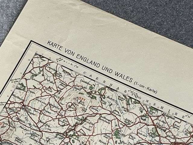 64) Good Original WW2 German Army Map of Barmouth Operation Sealion Planned Invasion of Britain 1940 — image 10