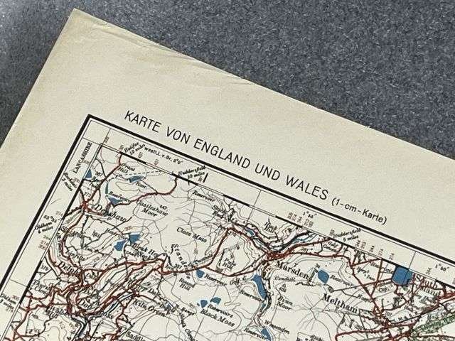65) Good Original WW2 German Army Map of Sheffield Operation Sealion Planned Invasion of Britain 1940 — image 10
