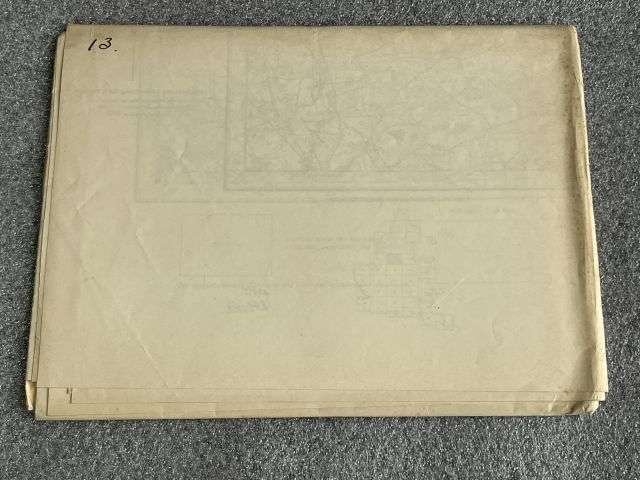 65) Good Original WW2 German Army Map of Sheffield Operation Sealion Planned Invasion of Britain 1940 — image 11