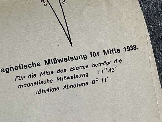 65) Good Original WW2 German Army Map of Sheffield Operation Sealion Planned Invasion of Britain 1940 — image 3