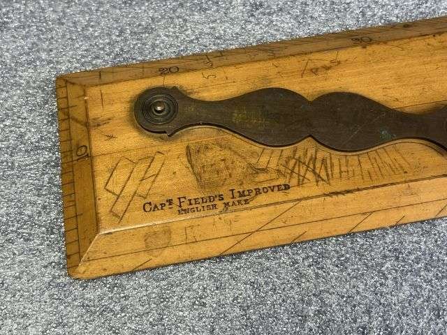 38) Nice Original WW2 RAF Navigators Air Ministry Marked Parallel Rule Dated 1939 — image 10