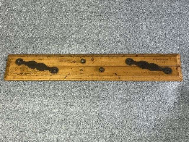 38) Nice Original WW2 RAF Navigators Air Ministry Marked Parallel Rule Dated 1939 — image 11