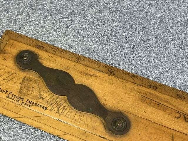 38) Nice Original WW2 RAF Navigators Air Ministry Marked Parallel Rule Dated 1939 — image 4