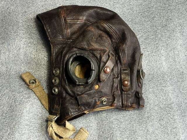 26) Excellent Original Late War Early Post WW2 RAF Late Pattern C-Type Flying Helmet 22C/880 Large Size 4 — image 18