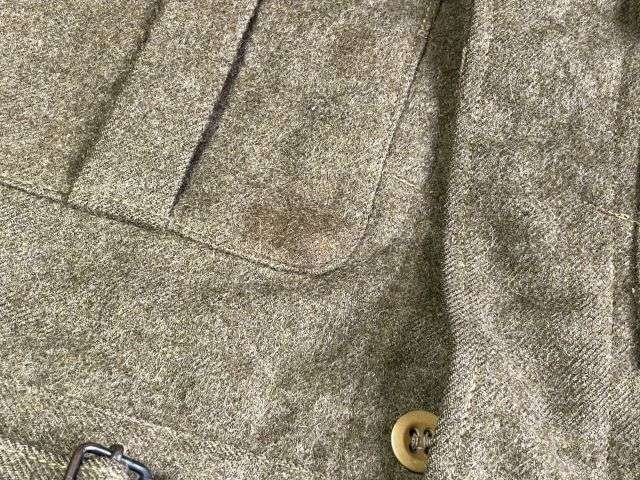 28) Good Original Officers 1949 Pattern Battledress Blouse With Original RADC Insignia Dated 1951 — image 3