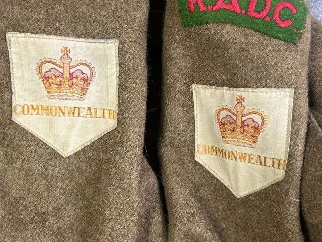 28) Good Original Officers 1949 Pattern Battledress Blouse With Original RADC Insignia Dated 1951 — image 6