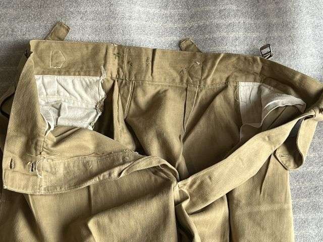 107) Excellent Original WW2 British Army Officers Private Purchase KD Shorts — image 2