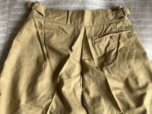 107) Excellent Original WW2 British Army Officers Private Purchase KD Shorts — image 6