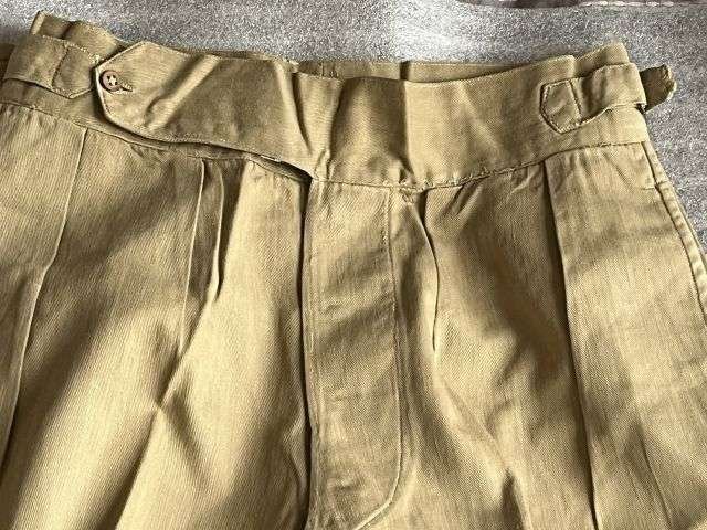 107) Excellent Original WW2 British Army Officers Private Purchase KD Shorts — image 9