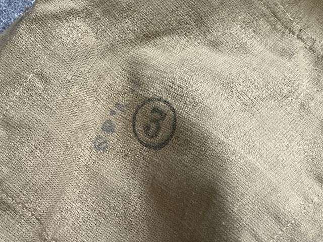 1) Excellent Clean Original WW2 Indian Made British Army Khaki Aertex Bush Jacket Dated 1943 — image 11