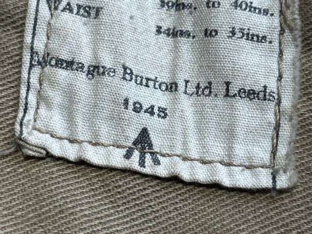 2) Good Original WW2 British Army 1940 Pattern Battledress Blouse Dated 1945 Some Repairs — image 16