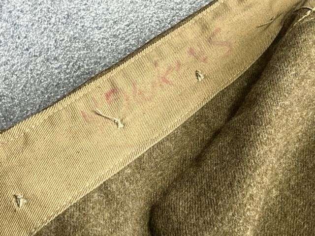 2) Good Original WW2 British Army 1940 Pattern Battledress Blouse Dated 1945 Some Repairs — image 20