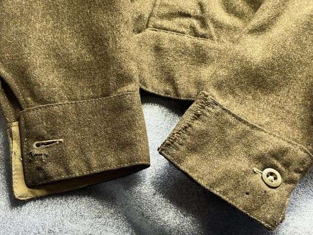 2) Good Original WW2 British Army 1940 Pattern Battledress Blouse Dated 1945 Some Repairs — image 8
