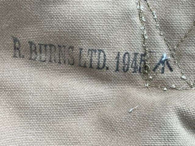 87) Excellent Clean Original Large Heavy Duty WW2 British Officers Campaign Set Storage Bag 1945 — image 3