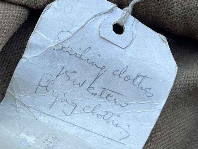 87) Excellent Clean Original Large Heavy Duty WW2 British Officers Campaign Set Storage Bag 1945 — image 7