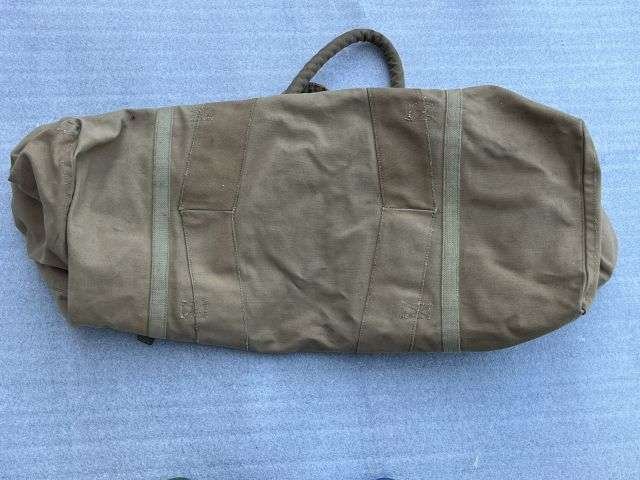 87) Excellent Clean Original Large Heavy Duty WW2 British Officers Campaign Set Storage Bag 1945 — image 9