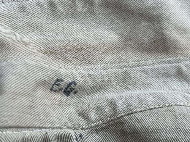 88) Original 1930s-WW2 British Army Officers Private Purchase KD Bush Jacket. Some Dirt & Marks — image 14