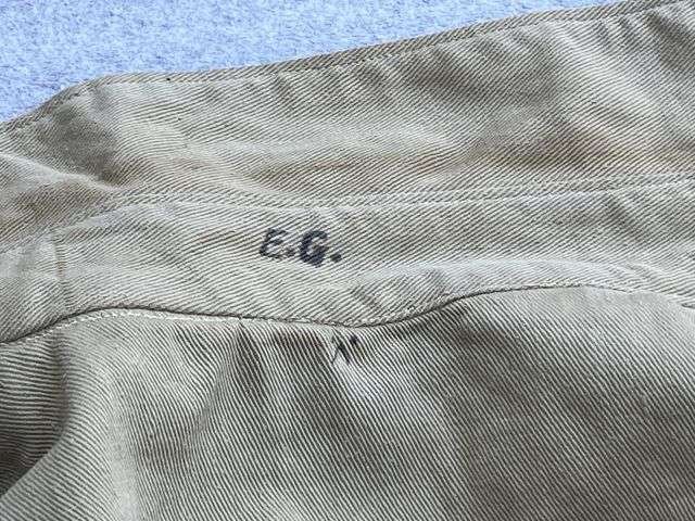 88) Original 1930s-WW2 British Army Officers Private Purchase KD Bush Jacket. Some Dirt & Marks — image 16