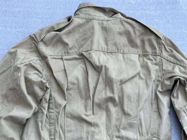 88) Original 1930s-WW2 British Army Officers Private Purchase KD Bush Jacket. Some Dirt & Marks — image 3