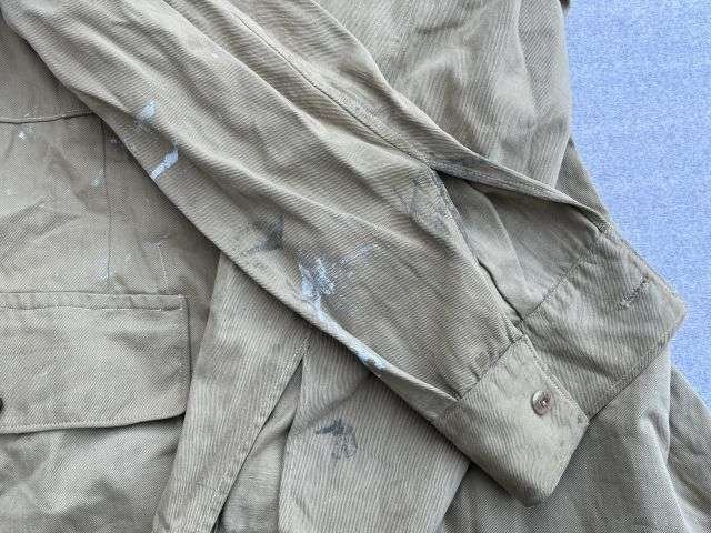 88) Original 1930s-WW2 British Army Officers Private Purchase KD Bush Jacket. Some Dirt & Marks — image 6
