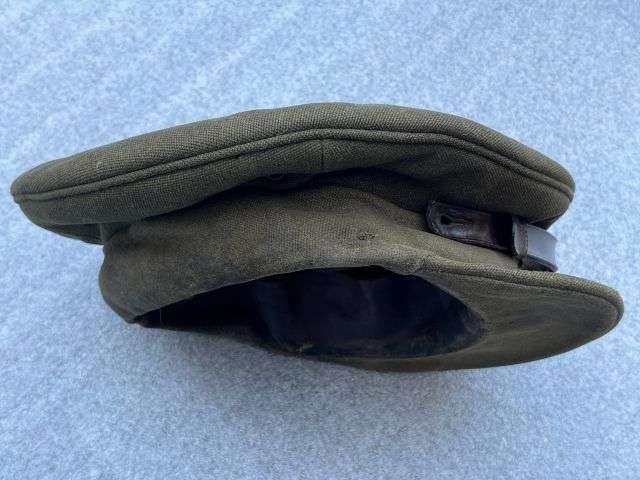 89) Very Tatty Well Used Original WW2 British Army Officers Peaked Cap Ex POW — image 14
