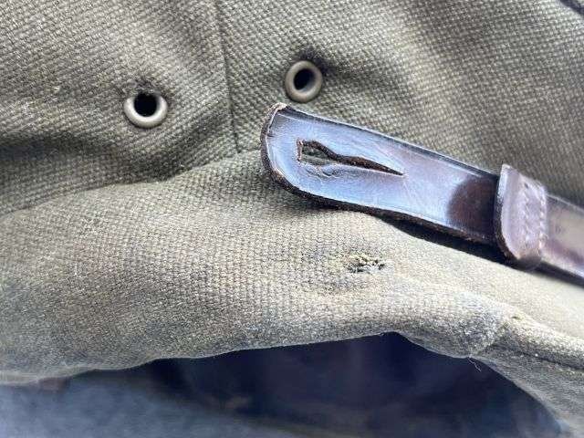 89) Very Tatty Well Used Original WW2 British Army Officers Peaked Cap Ex POW — image 15