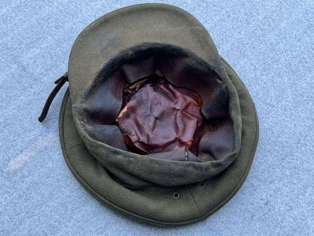 89) Very Tatty Well Used Original WW2 British Army Officers Peaked Cap Ex POW — image 8