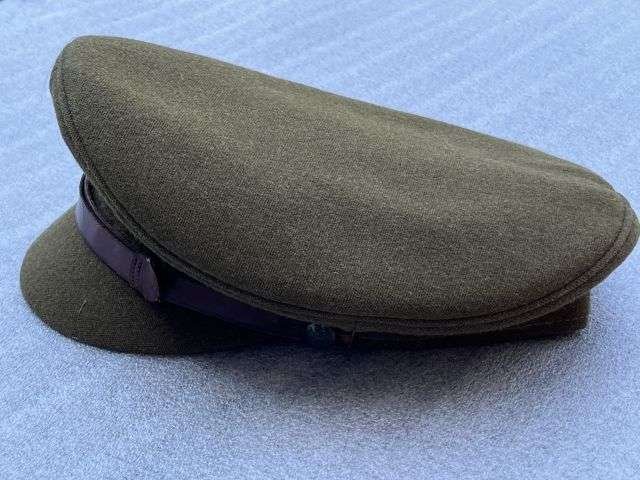 105) Excellent Clean Original WW2 British Army Officers Peaked Cap — image 11