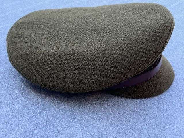 105) Excellent Clean Original WW2 British Army Officers Peaked Cap — image 6