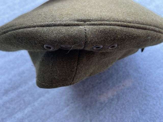 105) Excellent Clean Original WW2 British Army Officers Peaked Cap — image 7