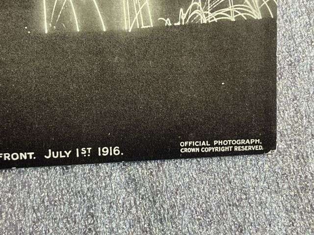 155) Good Original WW1 Postcard. Night Scene On British Front July 1st 1916 — image 3