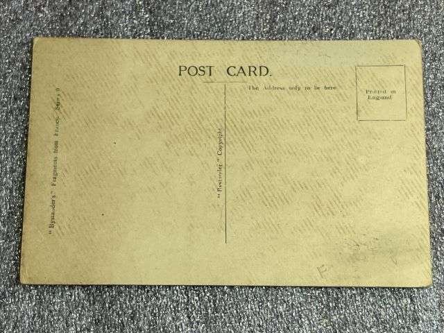 156) Good Original WW1 Bruce Bairnsfather Old Bill Cartoon Post Card. Observation — image 2