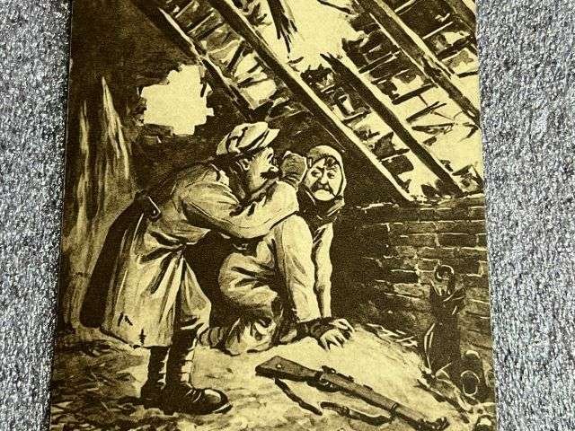 156) Good Original WW1 Bruce Bairnsfather Old Bill Cartoon Post Card. Observation — image 4