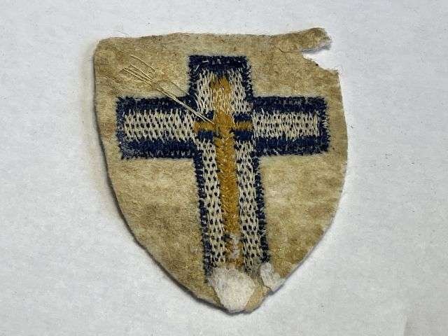137) Original WW2 British 2nd Army Cloth Badge With Some Moth Damage — image 2