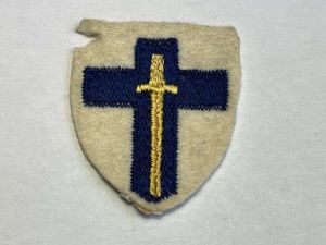 137) Original WW2 British 2nd Army Cloth Badge With Some …