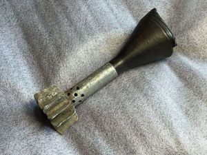143) Interesting Original Unidentified Mortar Bomb Inert Exploded Relic