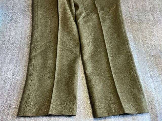 147) Excellent Original WW2 New Zealand Made Wartime Battledress Trousers In A Good Size — image 10