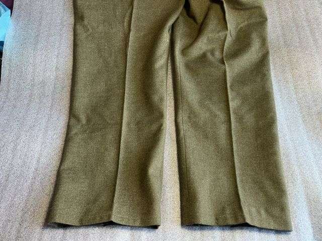 147) Excellent Original WW2 New Zealand Made Wartime Battledress Trousers In A Good Size — image 2
