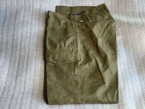 147) Excellent Original WW2 New Zealand Made Wartime Battledress Trousers …