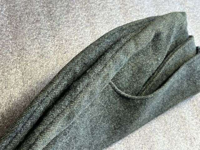 149) Nice Original Well Used WW2 RAF Issue Forage Cap & Badge — image 7