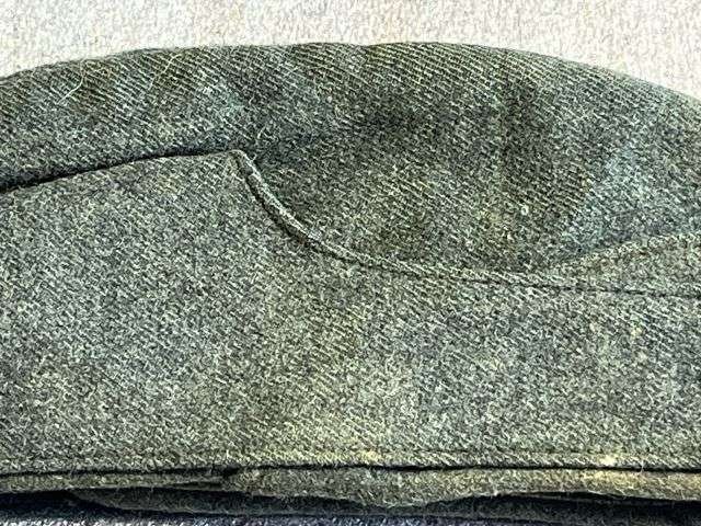 149) Nice Original Well Used WW2 RAF Issue Forage Cap & Badge — image 8