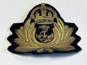 121) Excellent Original WW2 Royal Navy Officers Guilt Metal Economy …