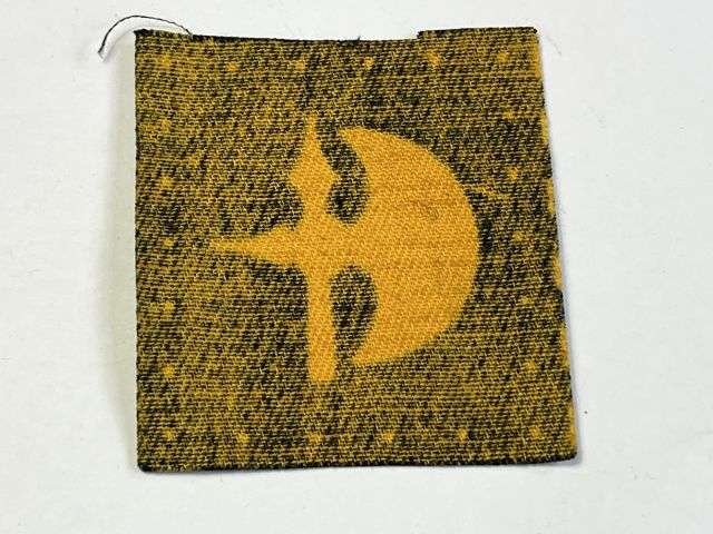 125) Excellent Original Unissued WW2 British 78th Infantry Division Printed Cloth Formation Sign — image 2