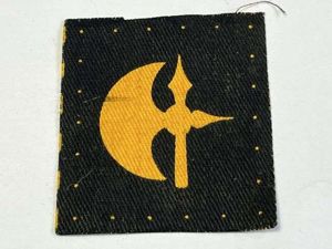 125) Excellent Original Unissued WW2 British 78th Infantry Division Printed …