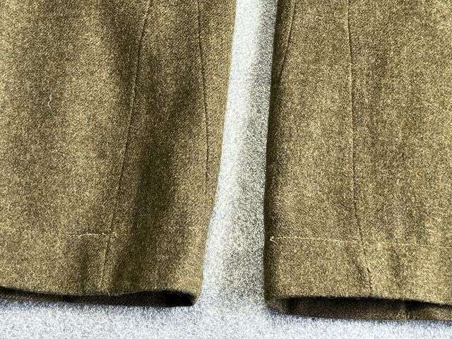 99) Good Original WW2 Canadian Made Battledress Trousers 1945 With Map Pocket Removed — image 4