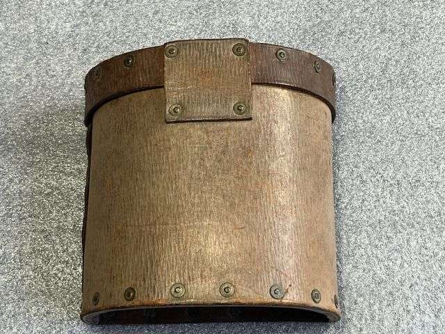 100) Excellent Original WW2 1939 Pattern Half Round Leather Binocular Case. Home Guard Etc — image 20