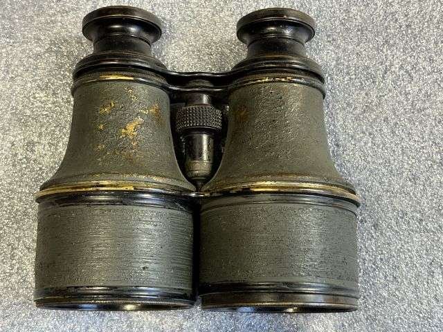 100) Excellent Original WW2 1939 Pattern Half Round Leather Binocular Case. Home Guard Etc — image 6