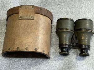 100) Excellent Original WW2 1939 Pattern Half Round Leather Binocular …