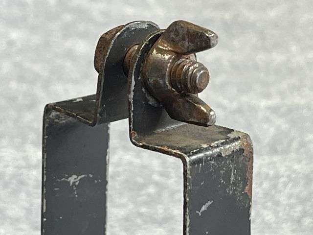 102) Unidentified Vintage British? Army Machine Gun Spent Cartridge Catcher — image 8